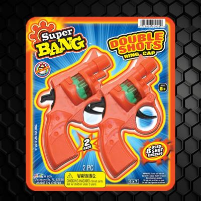 CHROME SHOT 2 PACK SNUB NOSE CAP GUN