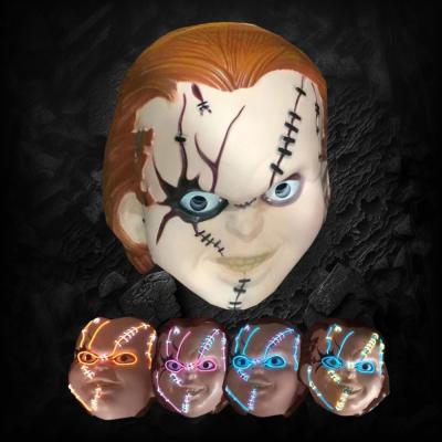 ASSORTED COLOR LED DOLL MASK 