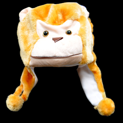 SHORT MONKEY STYLE ANIMAL HAT