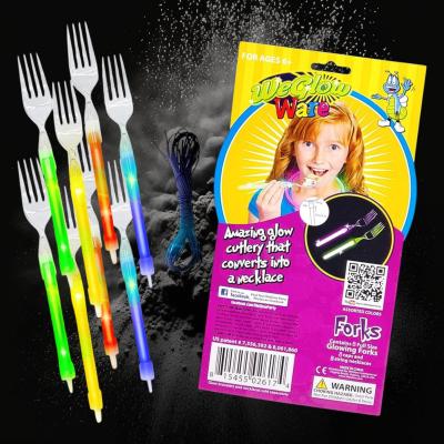 8 PACK GLOW WARE FORK SET- RETAIL PACK 