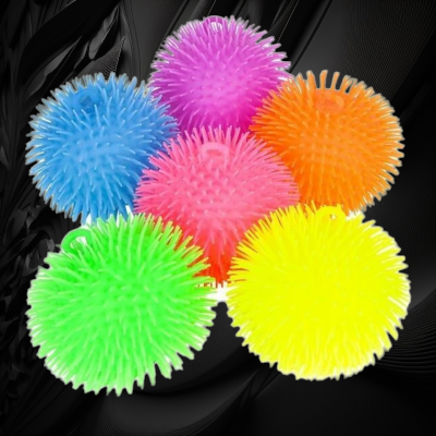 ASSORTED COLOR LED FLASHING PUFFER BALL
