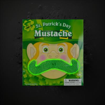 GREEN OVERSIZED ADHESIVE MUSTACHE 
