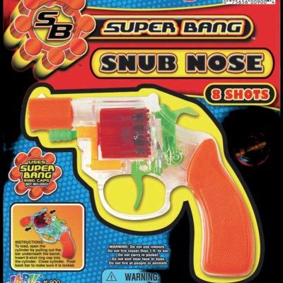 8 SHOT RING CAP GUN SNUB NOSE