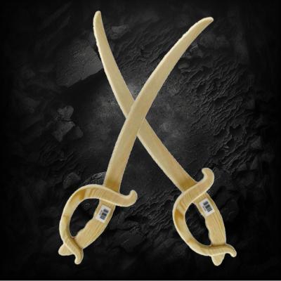 HAND CARVED WOODEN PIRATE SWORD