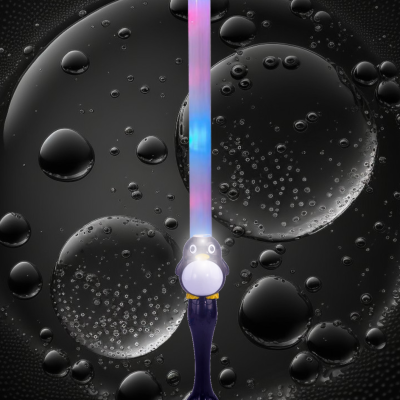 LED PENGUIN BUBBLE SWORD