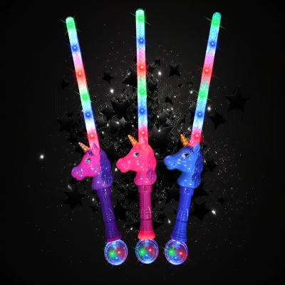 LED ASSORTED COLOR UNICORN SWORD