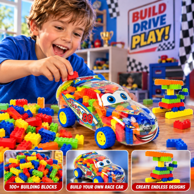 BUILDING BLOCKS TOY CAR 
