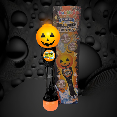 LED PUMPKIN BUBBLE WAND