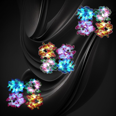 FLASHING ASSORTED COLOR LED LEI BRACELET