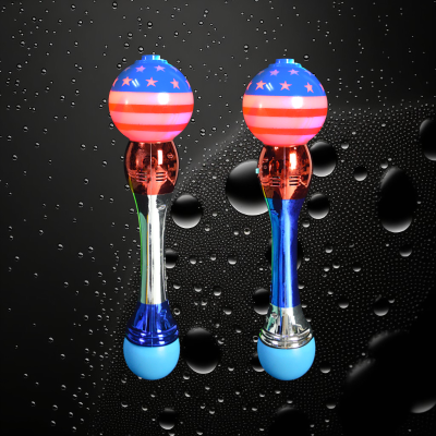 LED FLASHING USA BUBBLE WAND