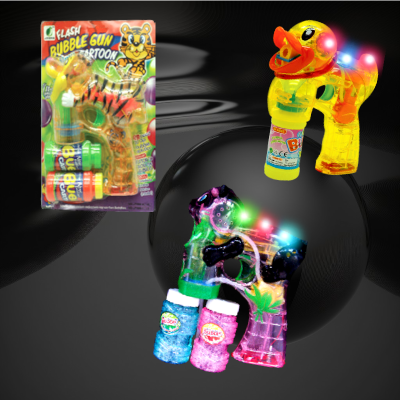 ASSORTED LED FLASHING BUBBLE BLOWER