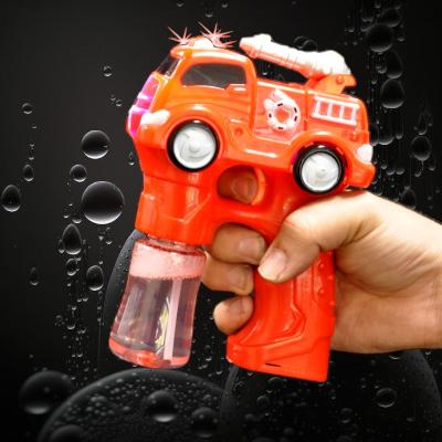 FLASHING LED FIRE TRUCK BUBBLE GUN