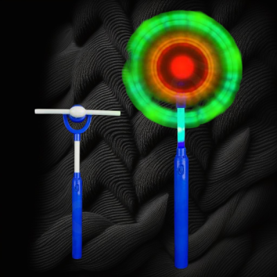 MULTI-COLOR LED SPINNING WINDMILL WAND