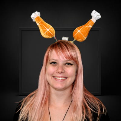 LED FLASHING TURKEY BOPPER HEADBAND