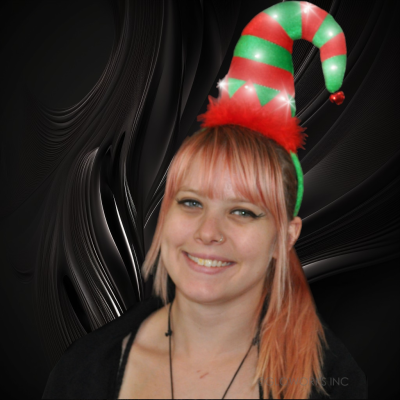 LED FLASHING ELF HEADBAND