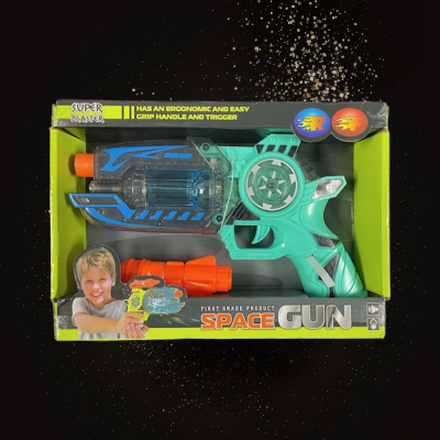 LED LIGHT UP TOY SPACEGUN WITH SOUND