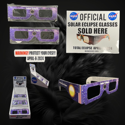 SOLAR ECLIPSE GLASSES DISPLAY