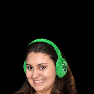 NON-FLASHING CLOVER PLUSH EARMUFFS