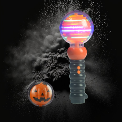 LED PUMPKIN SPINNING WAND