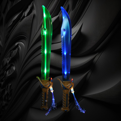 ASSORTED COLOR LED SHARK SWORD